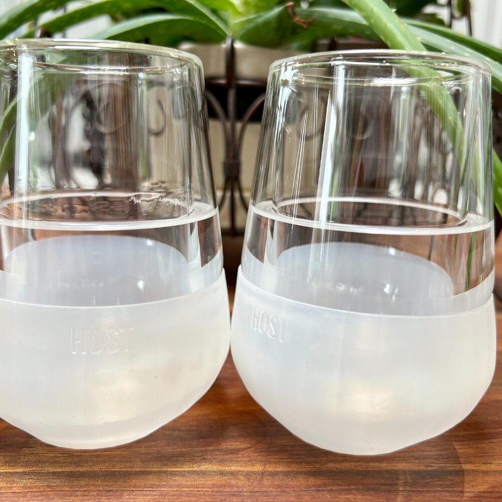 HOST Wine/Slushy/Cocktail Glasses New in Box
